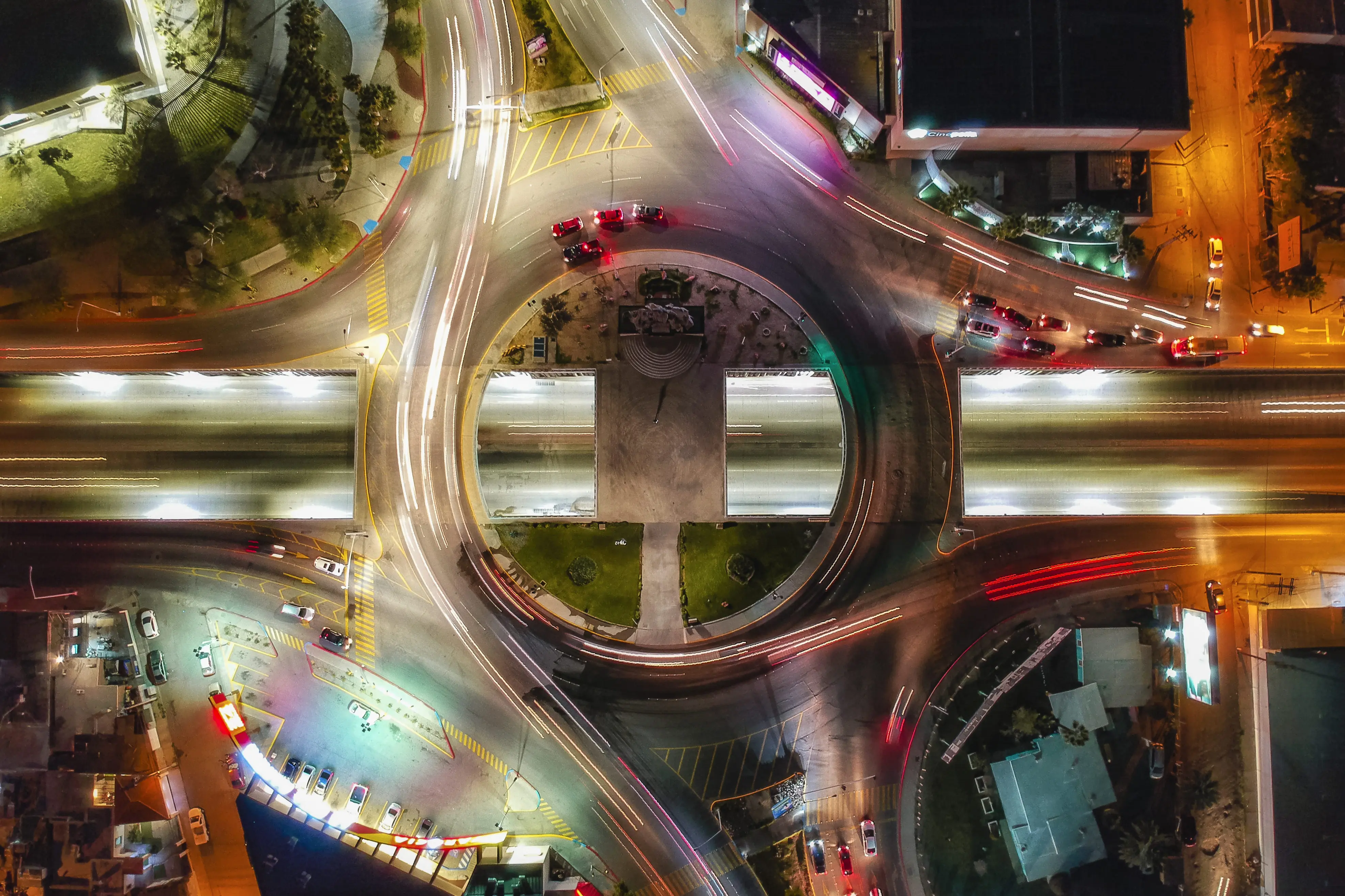 Background image of traffic on a highway